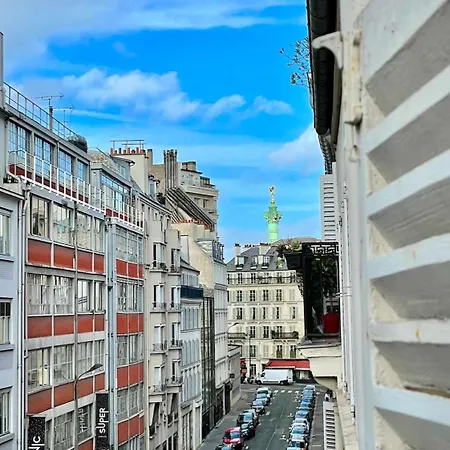 Studio Parisien Lumineux A Bastille *